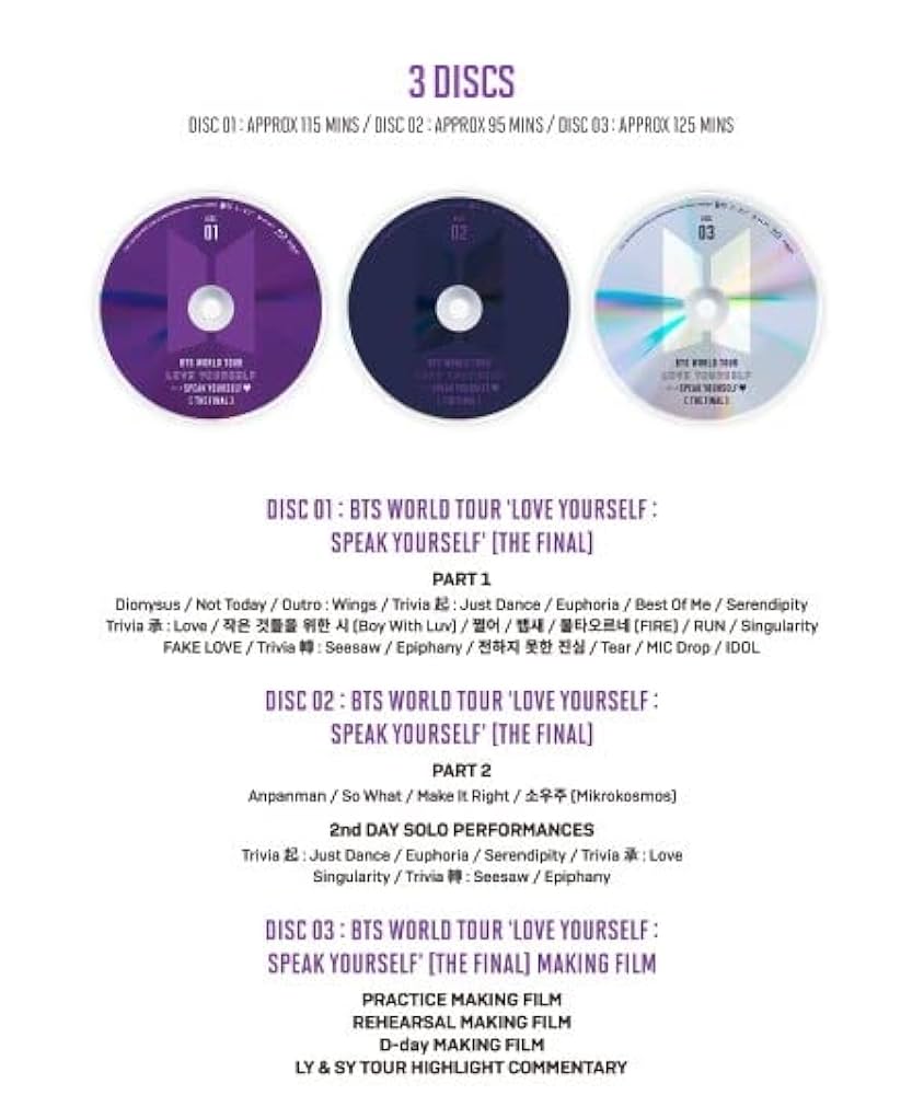 Amazon.co.jp | BTS WORLD TOUR 'LOVE YOURSELF : SPEAK